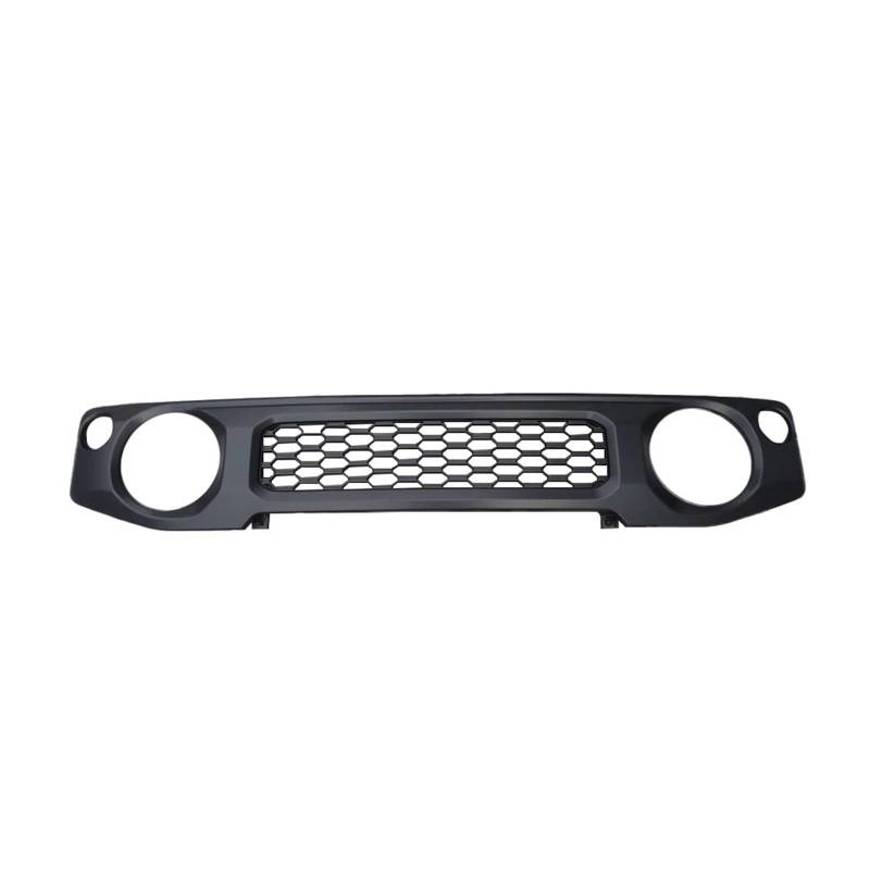 Kühlergrill Für Suzuki Für Jimny JB74 JB64 2018 2019 2021 2023 ABS Auto Front Racing Grill Stoßstange Mesh Grids Grille Nieren Kühlergrill(Black Without Badge) von GOINTDJD