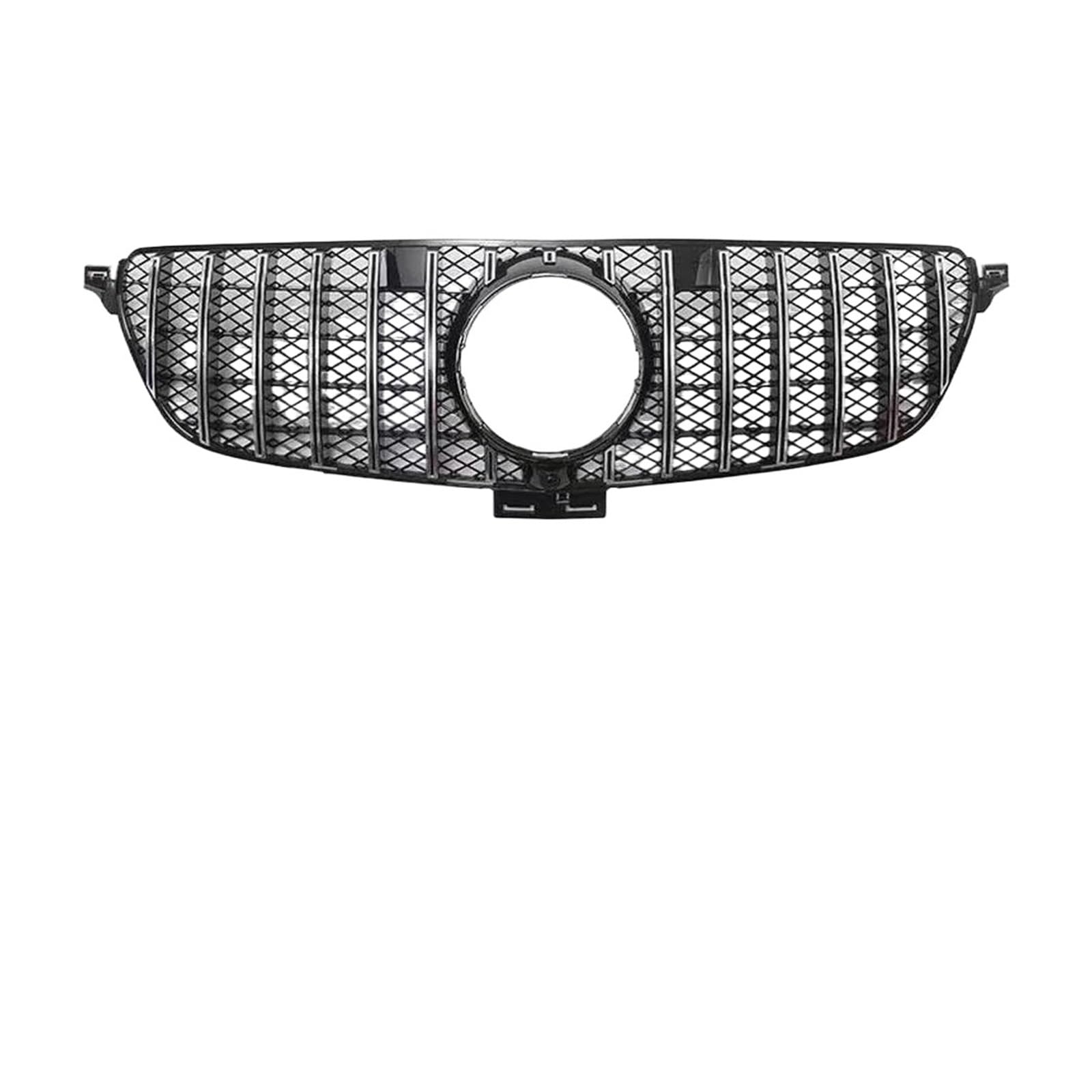 Kühlergrill Für W166 Für Benz Für GLE 350 500 320 400 300 2015-2019 Tuning-Zubehör GT Diamond Für GTR Style Front Hood Grille Racing Grill Nieren Kühlergrill(G Black B Style) von GOINTDJD