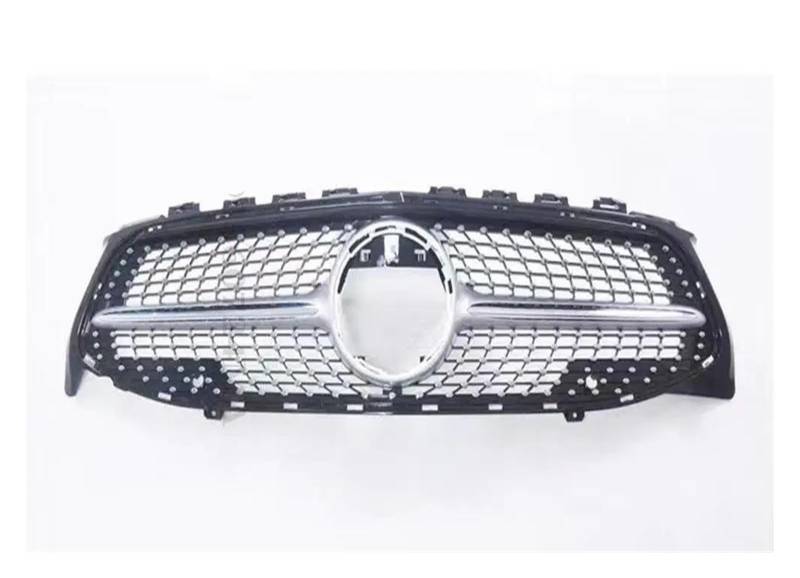 Kühlergrill Tuning-Zubehör Für GT Diamond Frontgrill Grill Facelift Für Benz Für CLA C118 W118 2019-2022 180 200 250 260 220 Nieren Kühlergrill(Diamond Silvery) von GOINTDJD