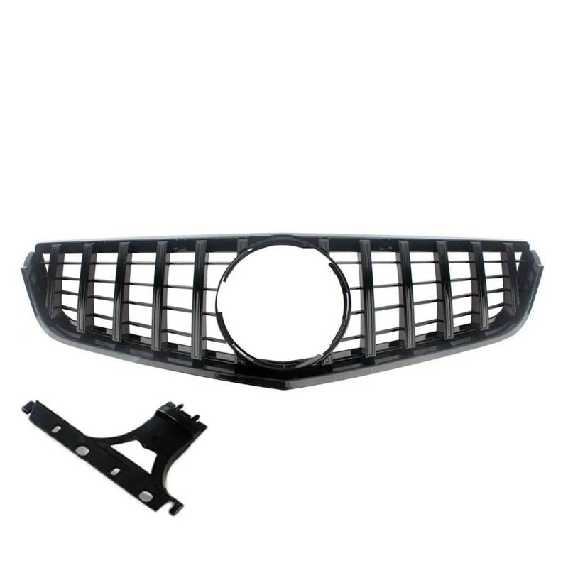 Kühlergrill Vorne Racing Facelift Gitter Für Benz W207 Für E-Coupe 2009 2010 2011 2012 2013 2014 2015 2016 Oberen Haube Stoßstange Grille Nieren Kühlergrill(A Black 2009-2013) von GOINTDJD