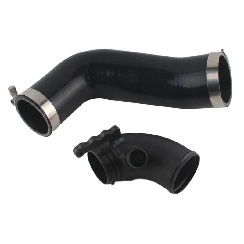 Luftansaugrohr Auto FÜR VW FÜR Golf MK7 7,5 FÜR GTI Sportwagen Auto Turbo Inlet Outlet Upgrade Rohre Ansaugrohre Turbo Schalldämpfer Löschen Auto Lufteinlass(Black Hose) von GOINTDJD