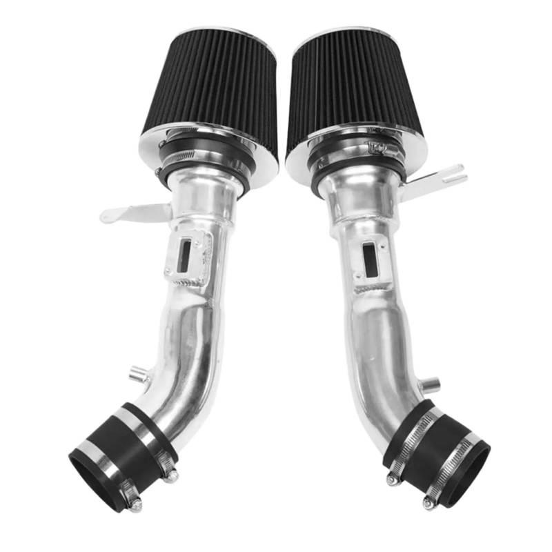 Luftansaugrohr Auto Für Infiniti G37 3.7L 2008 2009 2010 2011 2012 2013 Lufteinlässe Teile High Flow Cold Air Intake System Filter Kit Auto Lufteinlass(Schwarz) von GOINTDJD