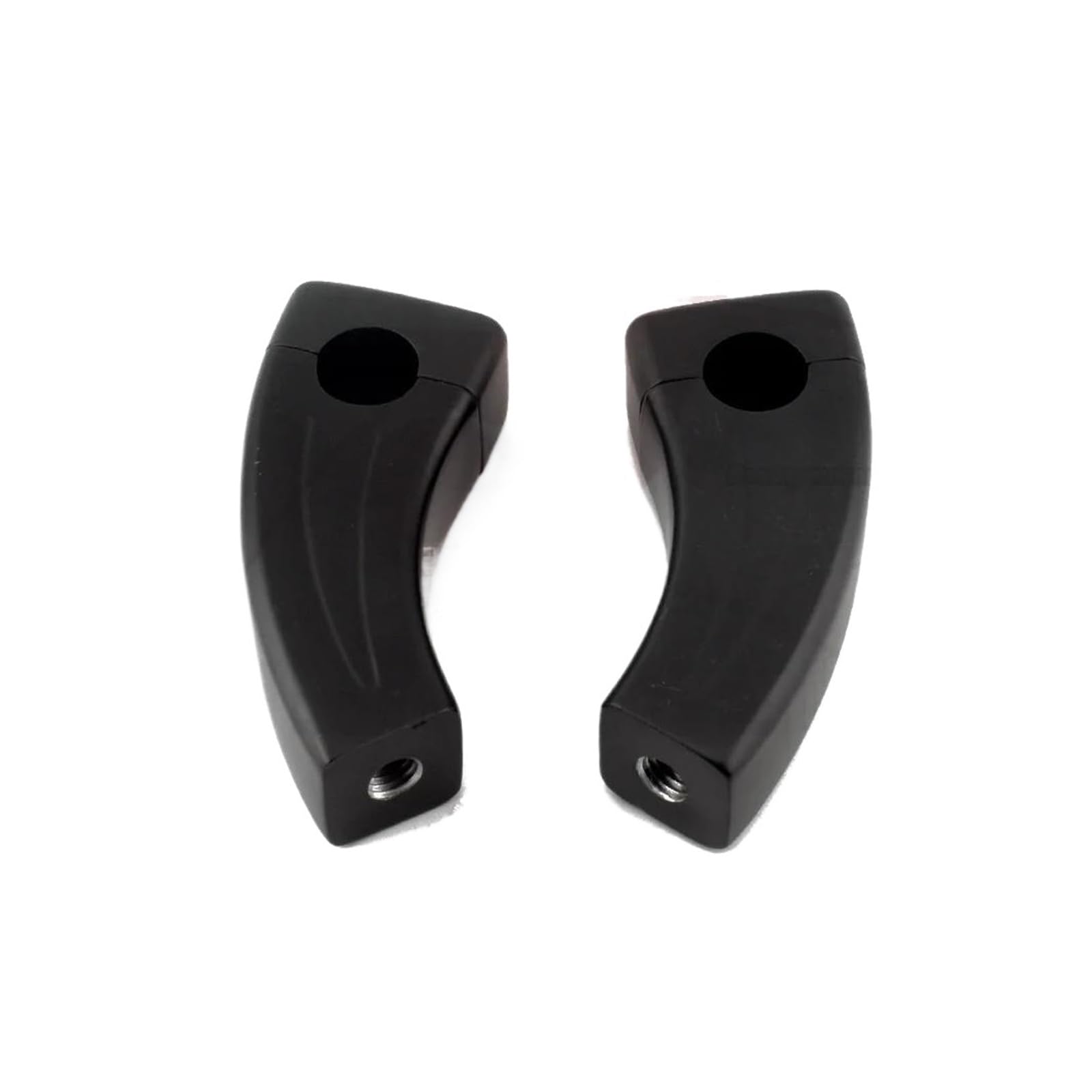 Motorrad Lenker Riser 1 "25 MM Motorrad Erhöhung Feste Sitzklemmen Lenkererhöhung Für Suzuki Für Kawasaki Für Cruiser Für Chopper Lenker Riser(6 inch Black Riser) von GOINTDJD