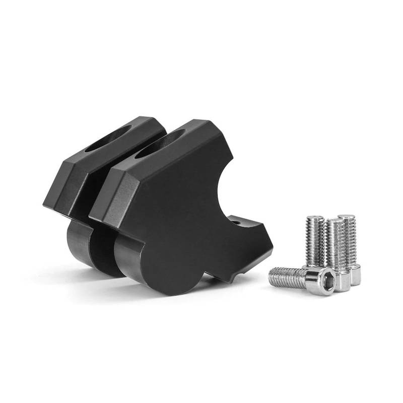 Motorrad Lenker Riser Für NT1100 NT 1100 2022 2023-28mm Lenker Drag Extend Adapter Motorradzubehör Lenker Riser Clamp Lenker Riser(Schwarz) von GOINTDJD