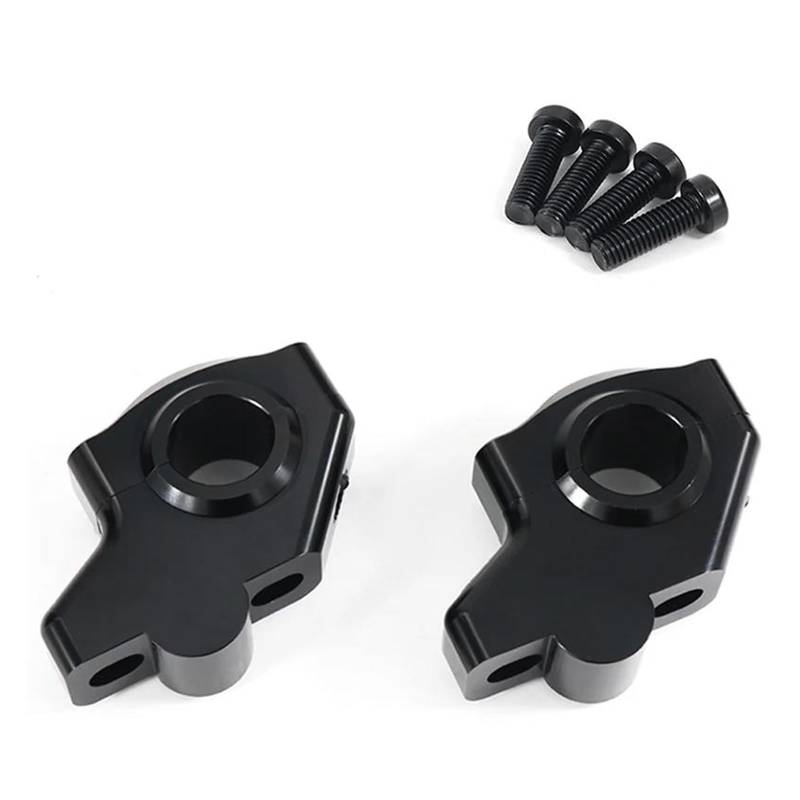 Motorrad Lenker Riser Motorradzubehör CNC-Aluminium-Versatz-Lenkererhöhung 22 Mm 7/8 Zoll Nach Hinten Verschobene Lenkererhöhung Passend Für ST1100 1991–2002 Lenker Riser(Gloss Black) von GOINTDJD