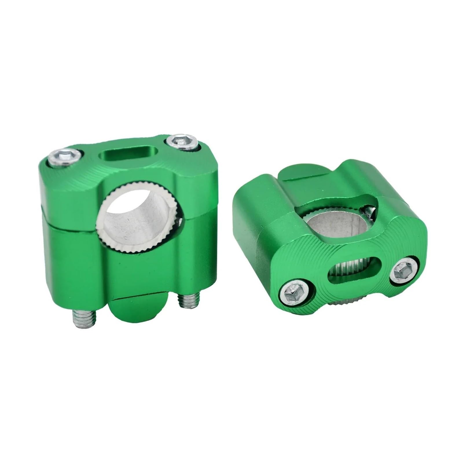 Motorrad Lenker Riser Universal Motorrad 22mm 28mm Lenkerklemme Lenker Risers Adapter Bar Clamps ATV Für Kawasaki Etc. Lenker Riser(Green) von GOINTDJD