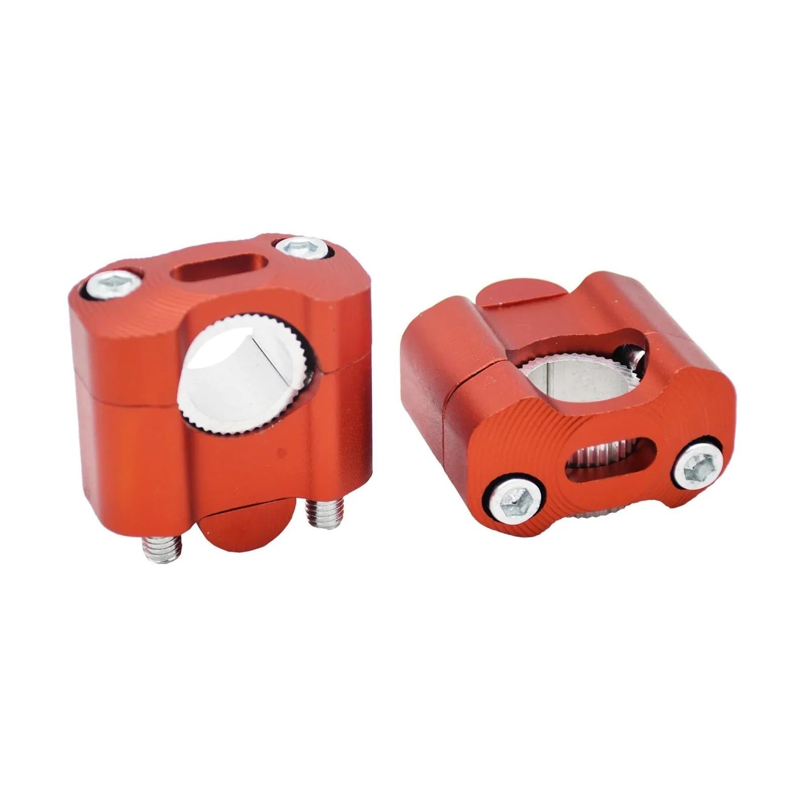 Motorrad Lenker Riser Universal Motorrad 22mm 28mm Lenkerklemme Lenker Risers Adapter Bar Clamps ATV Für Kawasaki Etc. Lenker Riser(Orange) von GOINTDJD