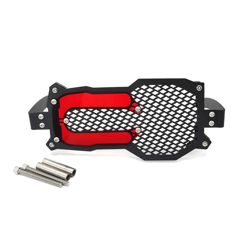 Motorrad Scheinwerferschutz Lampenschirm Für Cyclone Für RX3S Für RX 3S Für RX4 Für RX 4 Für RX500 Für RX 500 Moto Große Kleine Auge Scheinwerfer Protector Grille Schutz Abdeckung(Rot) von GOINTDJD