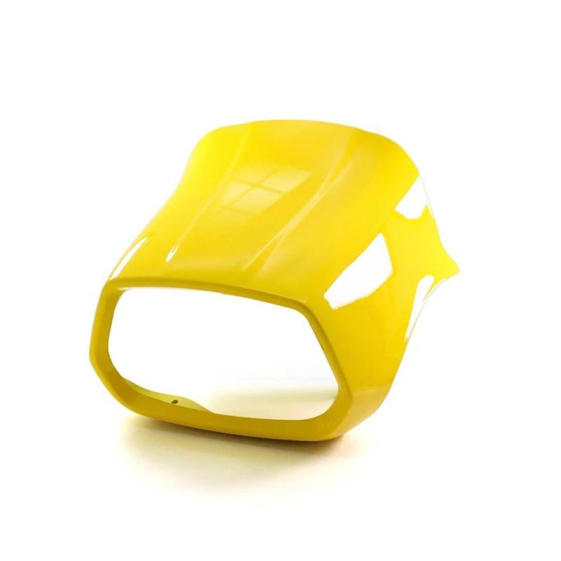 Motorrad Scheinwerferschutz Lampenschirm Für Vespa Für Sprint 50 125 150 Moto Front Verkleidung Scheinwerfer Abdeckung Windschutzscheibe Saitenhalter Schwanz Abschnitt Gugel Deflektor(Yellow-Headgear) von GOINTDJD