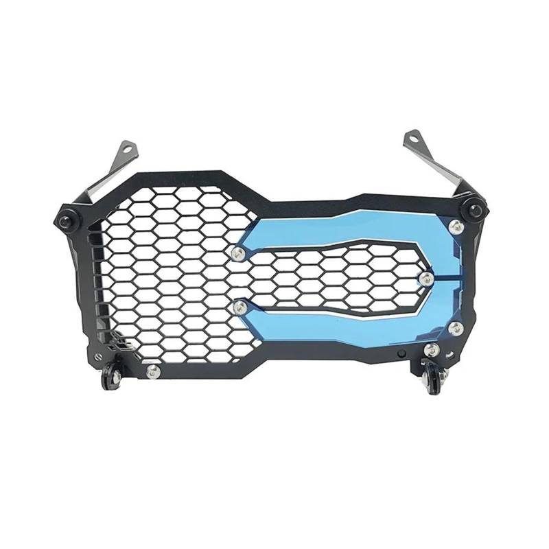 Motorrad Scheinwerferschutz Lampenschirm Motorrad Scheinwerfer Protector Grille Schutz Abdeckung Schutz Für R1200GS Für R 1200 GS Für ADV Für Abenteuer 2014-2019(Blau) von GOINTDJD