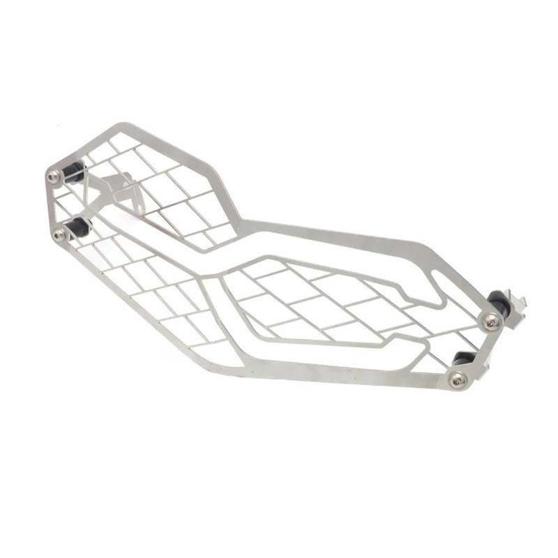 Motorrad Scheinwerferschutz Lampenschirm Motorrad Scheinwerfer Schutz Grill Abdeckung Schutz CNC Aluminium PVC Für F850GS Für F850 GS Für F850 2018 2019 2020 2021 2022(Silber) von GOINTDJD