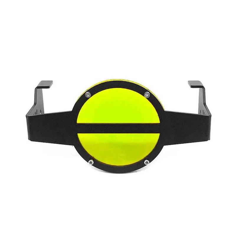 Motorrad Scheinwerferschutz Lampenschirm Scheinwerfer Protector Schutz Grille Motorrad Front Objektiv Abdeckung Schild Für Kreuz Für Cub 110 Für Cub110 Für CC110 2023(Fluorescent Green) von GOINTDJD