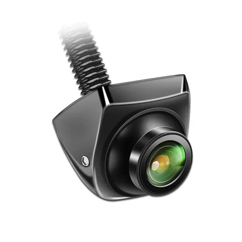 Rückfahrkamera Auto Rückansicht Kamera Fisheye Objektiv Nacht Fahrzeug Reverse Cam 5-24V Für Android Head Unit 170° AHD 1920 * 1080P Einparkhilfe Kamera von GOINTDJD