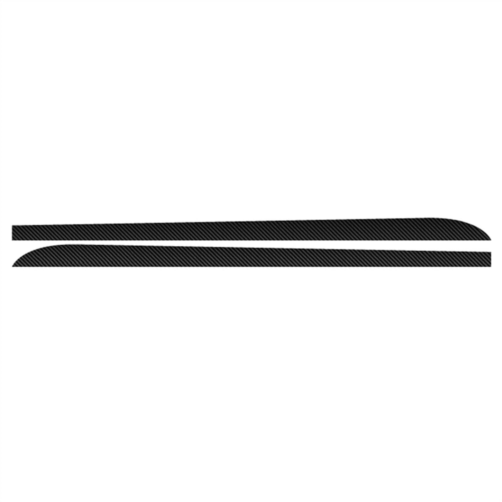 Seitenschweller 2 Stücke Seitenschweller Schwellerstreifen Körperaufkleber Aufkleber Für 1 3 4 5 6 Serie F30 F35 F31 Styling Zubehör Winglet Diffuser(Carbon Fiber Black) von GOINTDJD