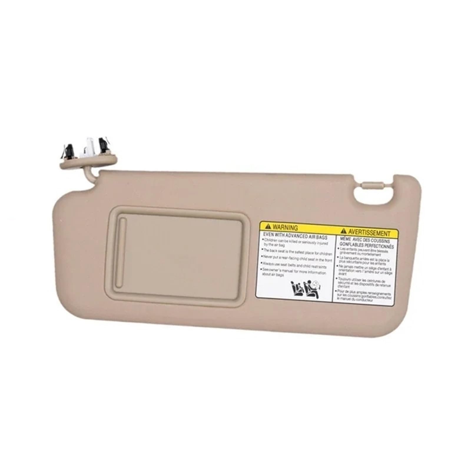 Sonnenblende Auto-Sonnenblende Beige/Grau Links/rechts Fahrerseite Beifahrerseite Für Toyota Für RAV4 2006 2007 2008 2009 2010 2011 2012 2013 Auto Sonnenschutz(Beige Left) von GOINTDJD