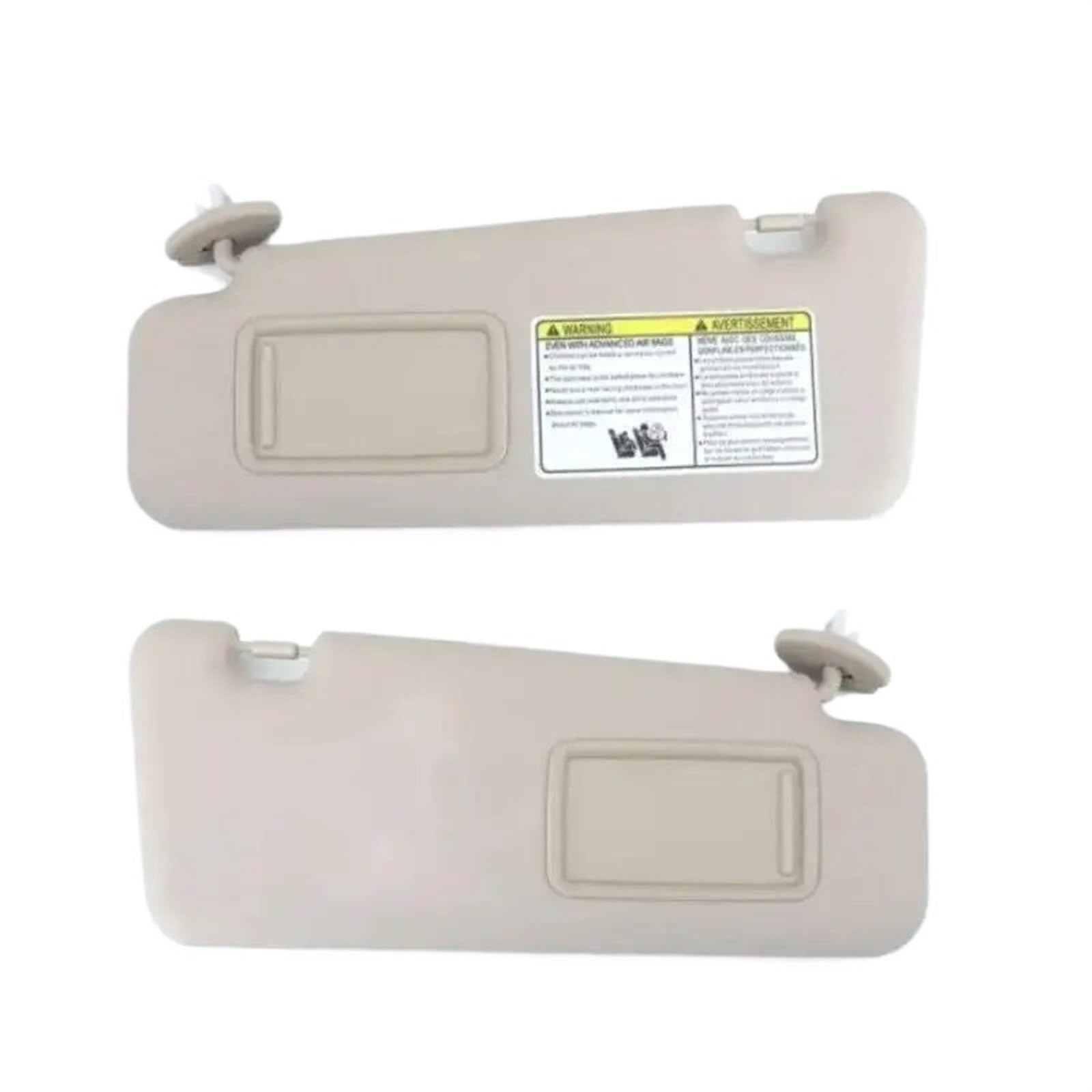 Sonnenblende Auto Sonnenblende Linke Seite Rechte Seite Grau Beige Fahrer Beifahrerseite Für Toyota Für Highlander 2008 2009 2010 2011 2012 2013 Auto Sonnenschutz(A Pair of Beige) von GOINTDJD