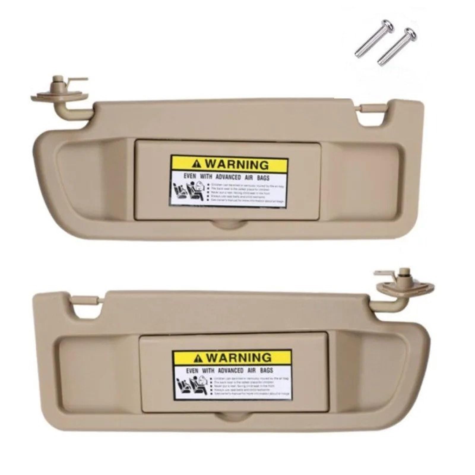 Sonnenblende Auto-Sonnenblende Links Und Rechts Fahrerseite Beifahrerseite Hellgrau Beige Für Civic 2006 2007 2008 2009 2010 2011 Auto Sonnenschutz(A Pair of Beige) von GOINTDJD