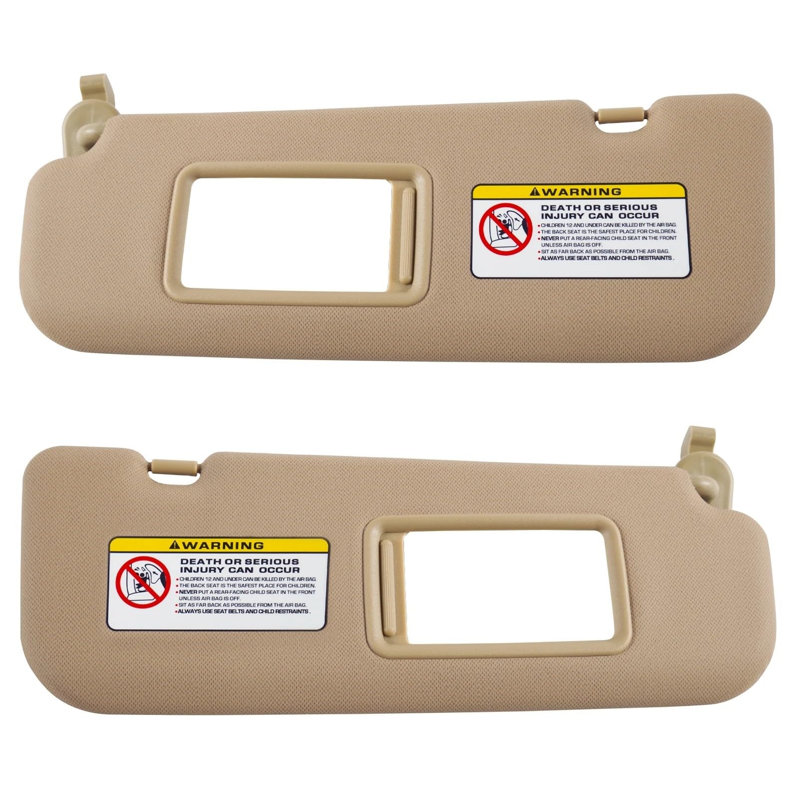 Sonnenblende Auto-Sonnenblende Mit Abdeckplatte Für Kosmetikspiegel Für Blockieren Von Sonnenlicht Für Hyundai Für Elantra 2011-2015 ‎852103X000TX 852203X000TX Auto Sonnenschutz(Beige a Pairs) von GOINTDJD