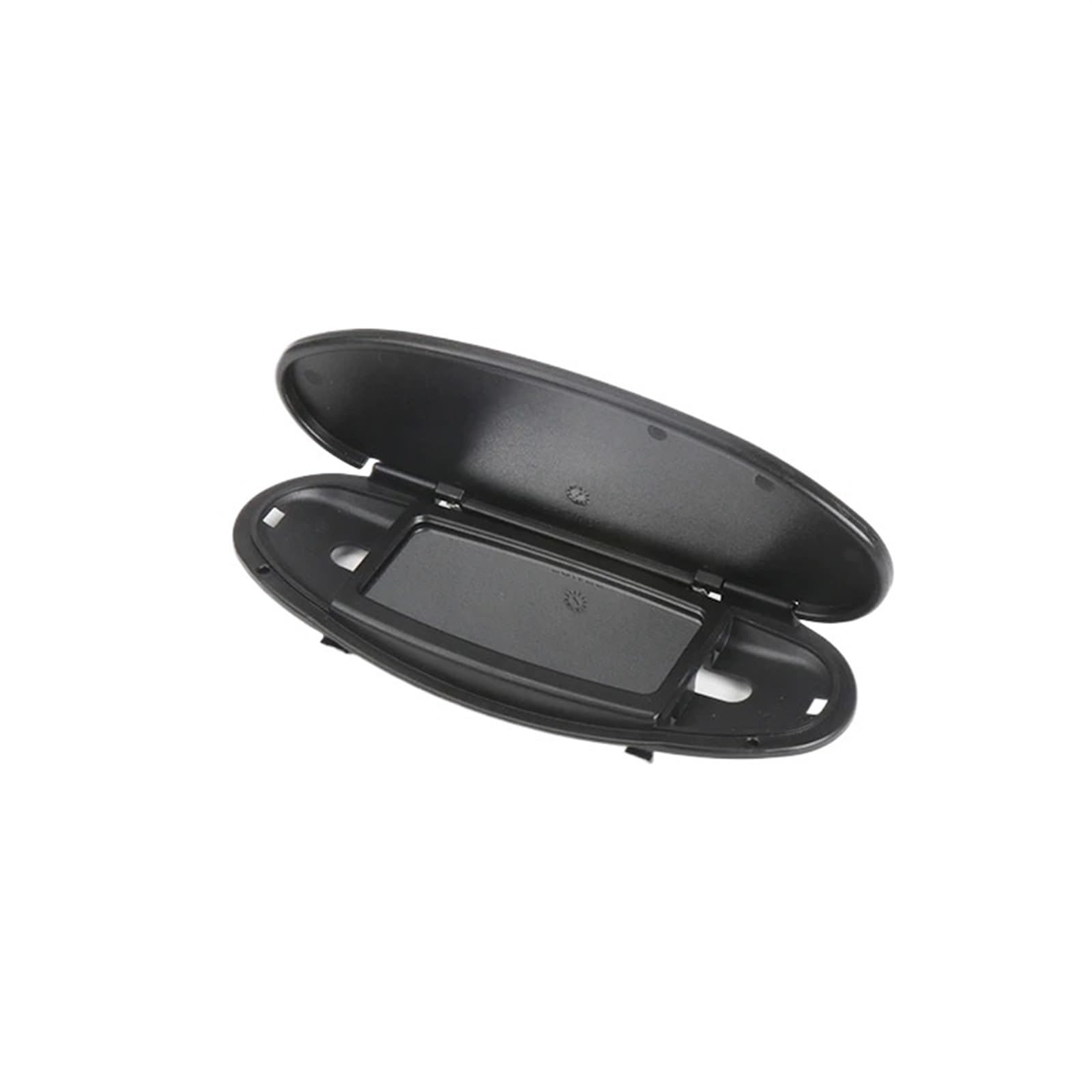 Sonnenblende Auto Sonnenblende Sonnenschutz Panel Gehäuse Eitelkeit Spiegel Abdeckung Innen Zubehör Für Mini Für Cooper S Für One D JCW R55 R56 R57 R59 R60 Auto Sonnenschutz(Black-No Lamp Slice) von GOINTDJD