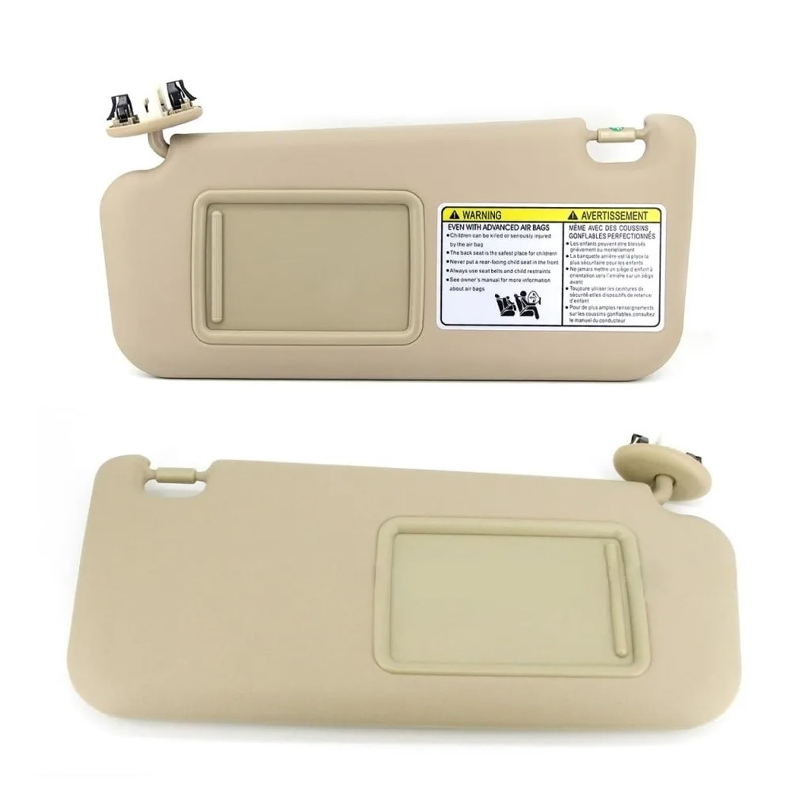 Sonnenblende Beige Grau Auto Sonnenblende Links Rechts Seite Fahrerseite Beifahrerseite Für Toyota Für RAV4 2006 2007 2008 2009 2010 2011 2012 Auto Sonnenschutz(Beige Left and Right) von GOINTDJD