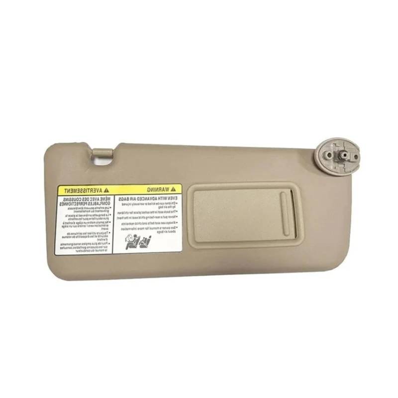 Sonnenblende Kabellos Ohne Licht Visier Haupt- Und Beifahrer Make-Up Spiegel Innen Auto Teile Für Toyota Für RAV4 2004-2005 74320-42420-B0 Auto Sonnenschutz(Beige Right) von GOINTDJD