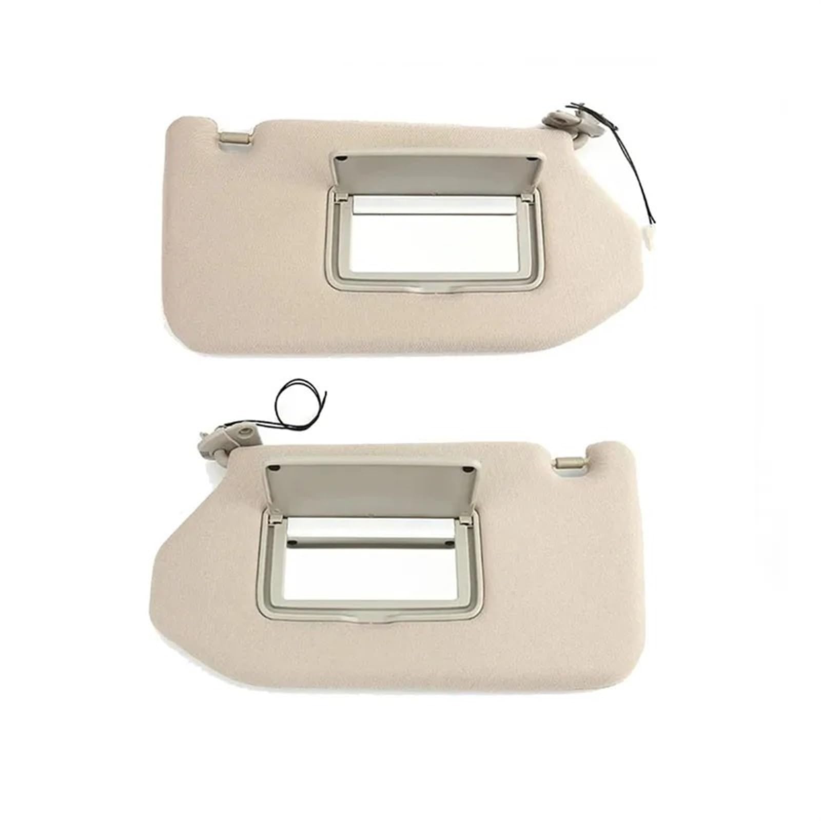 Sonnenblende Sonnenblende Mit Lampe Für Infiniti QX60 Für Infiniti JX35 2014 2015 2016 2017 96401-9PB0A 96400-9PB0A Auto Sonnenschutz(Left and Right beige) von GOINTDJD