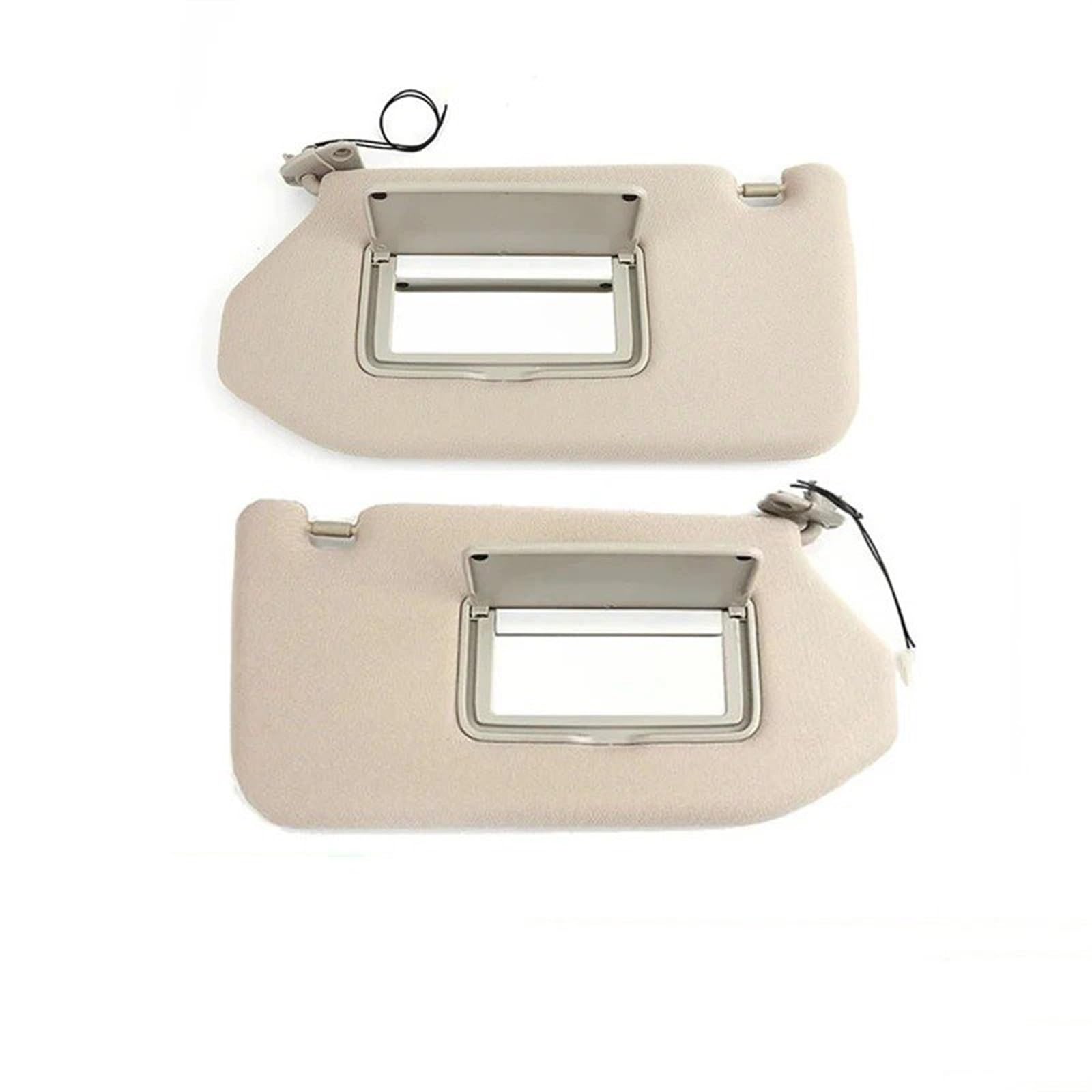 Sonnenblende Sonnenblende Mit Lampe Für Nissan Für Pathfinder 2013 2014 2015 2016 2017 2018 96401-9PB0A 96400-9PB0A Auto Sonnenschutz(Beige Left Right) von GOINTDJD