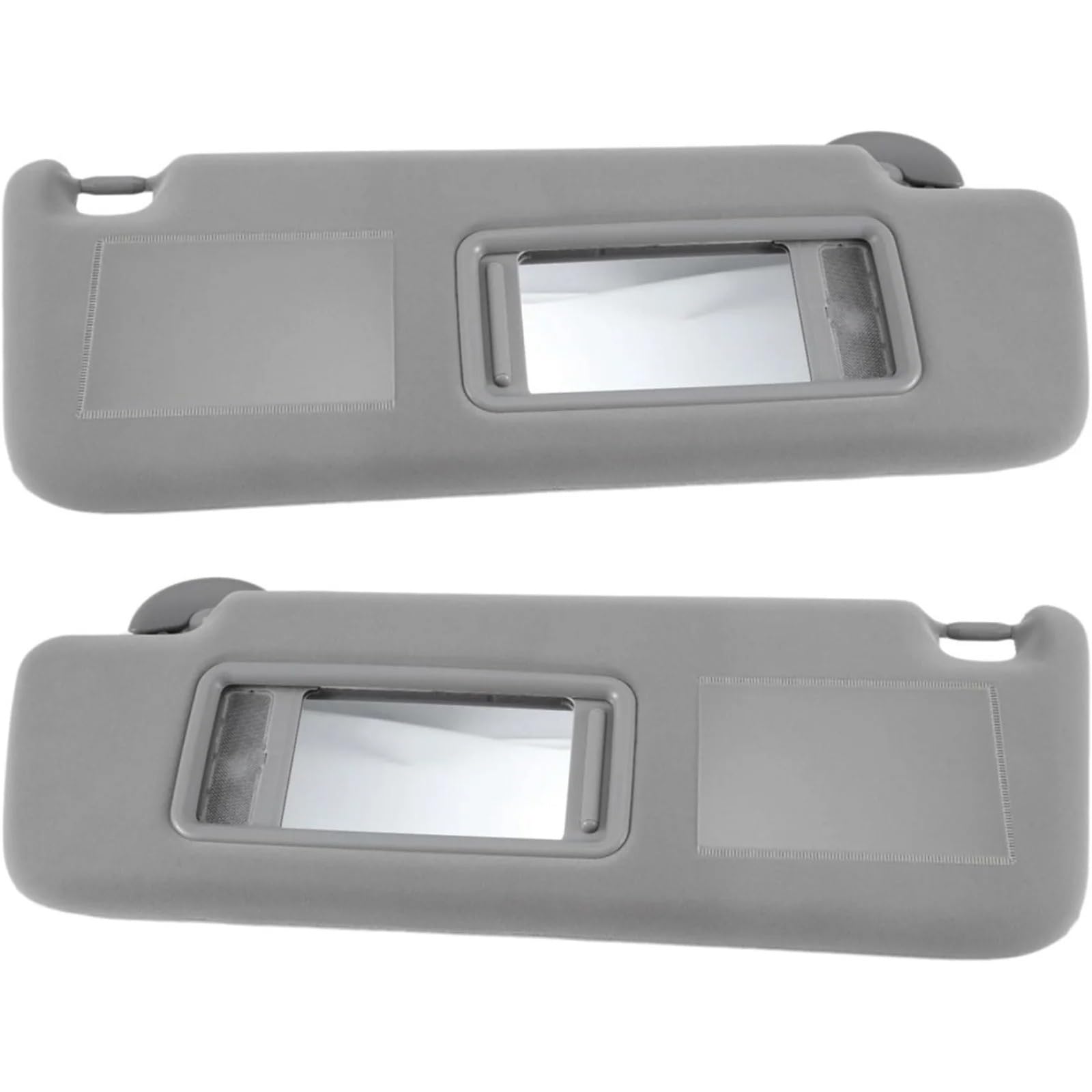 Sonnenblende Sonnenblende Mit Make-up-Spiegel Für Toyota Prado 2002 2003 2004 2005 2006 2007 2008 2009 74320-60850-B1 Auto Sonnenschutz(Left Right Set Gray) von GOINTDJD