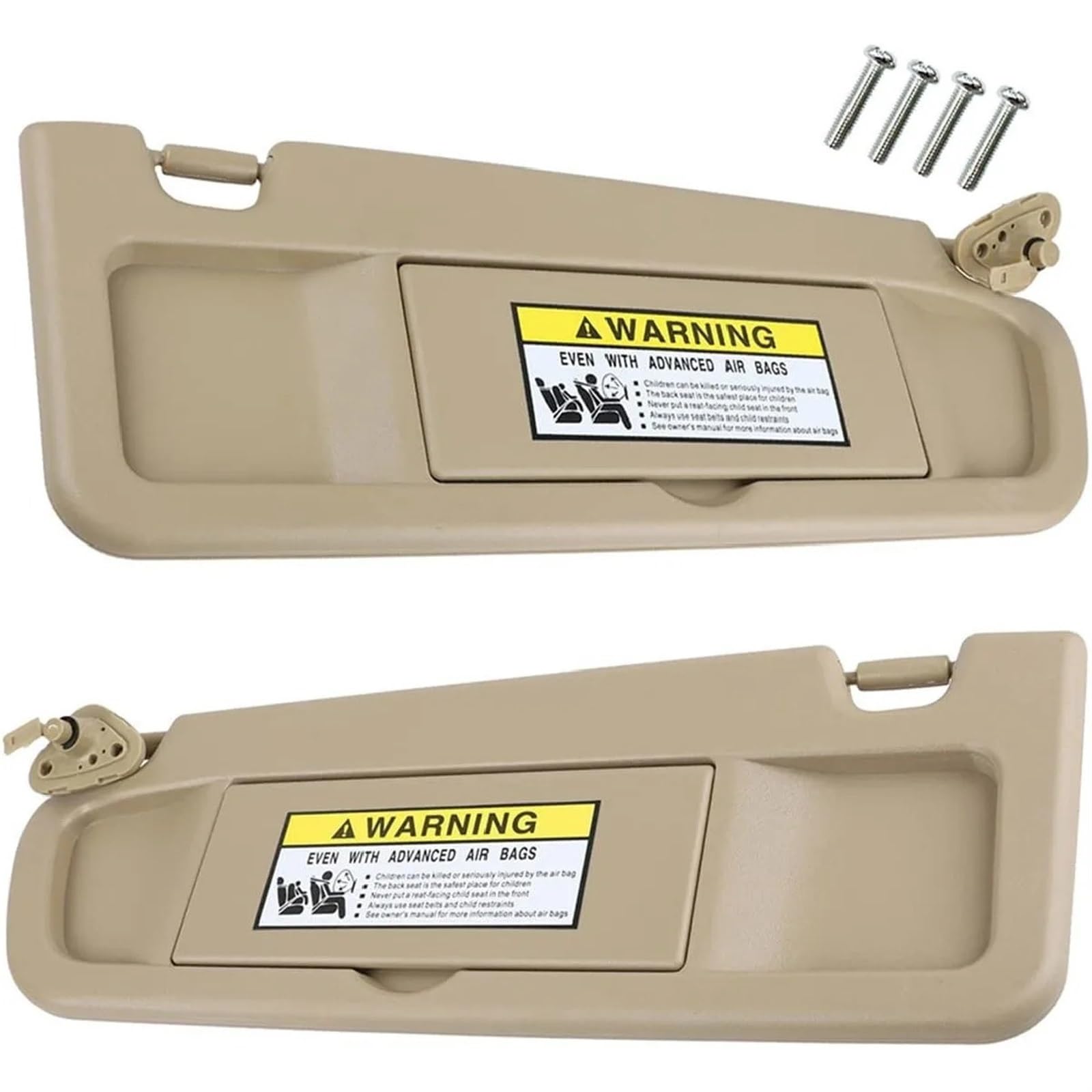 Sonnenblende Sonnenblenden Für Die Linke Fahrer- Und Rechte Beifahrerseite Für Civic 2006 2007 2008 2009 2010 2011 83230-SNA-A01ZB Auto Sonnenschutz(Beige) von GOINTDJD