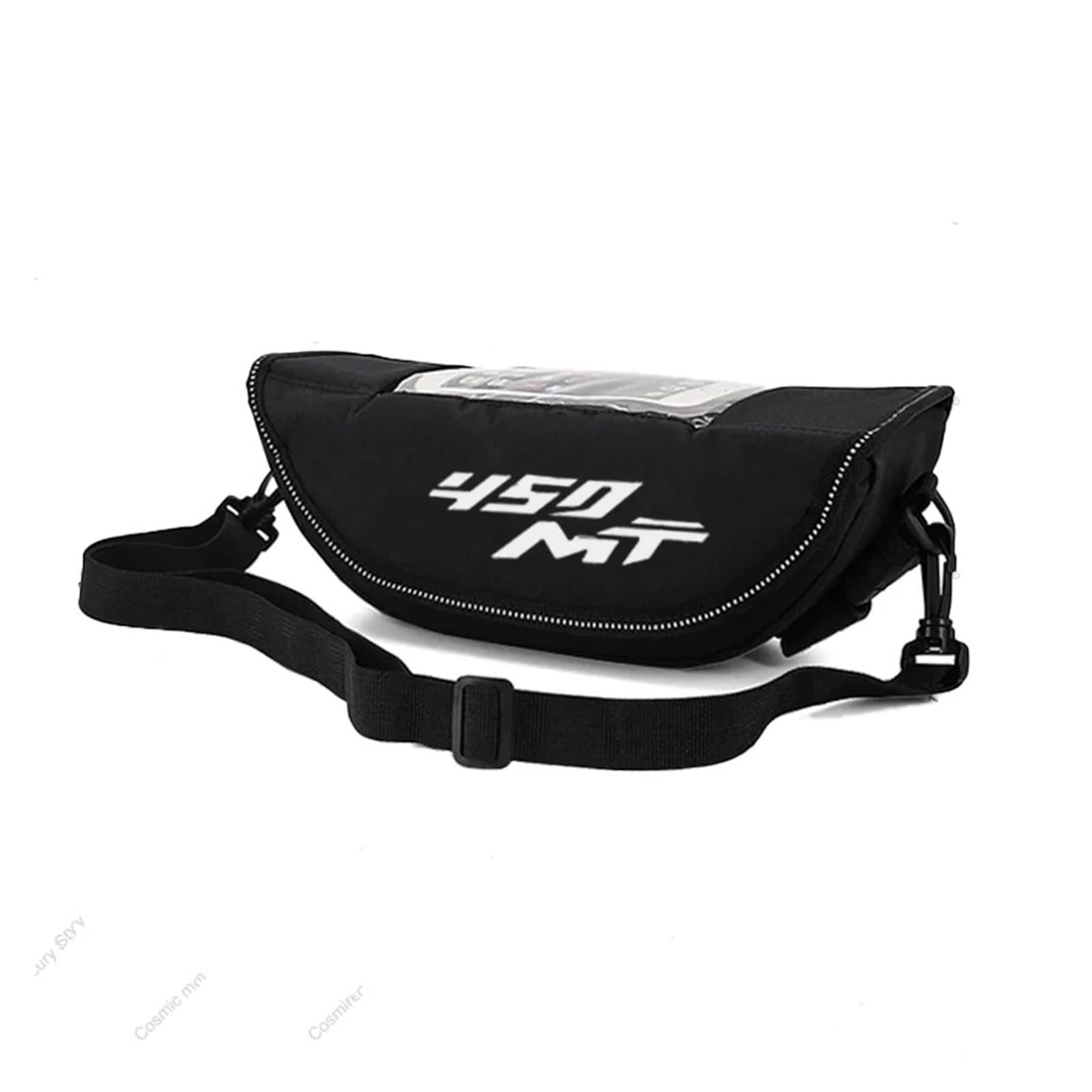 GOKLOA Motocycle Handlebar Bag, wasserdichte Motorrad Len Für CFMOTO 450 MT Motorrad-Lenkertasche, wasserdichte Und Staubdichte Motorrad-Lenkertasche von GOKLOA