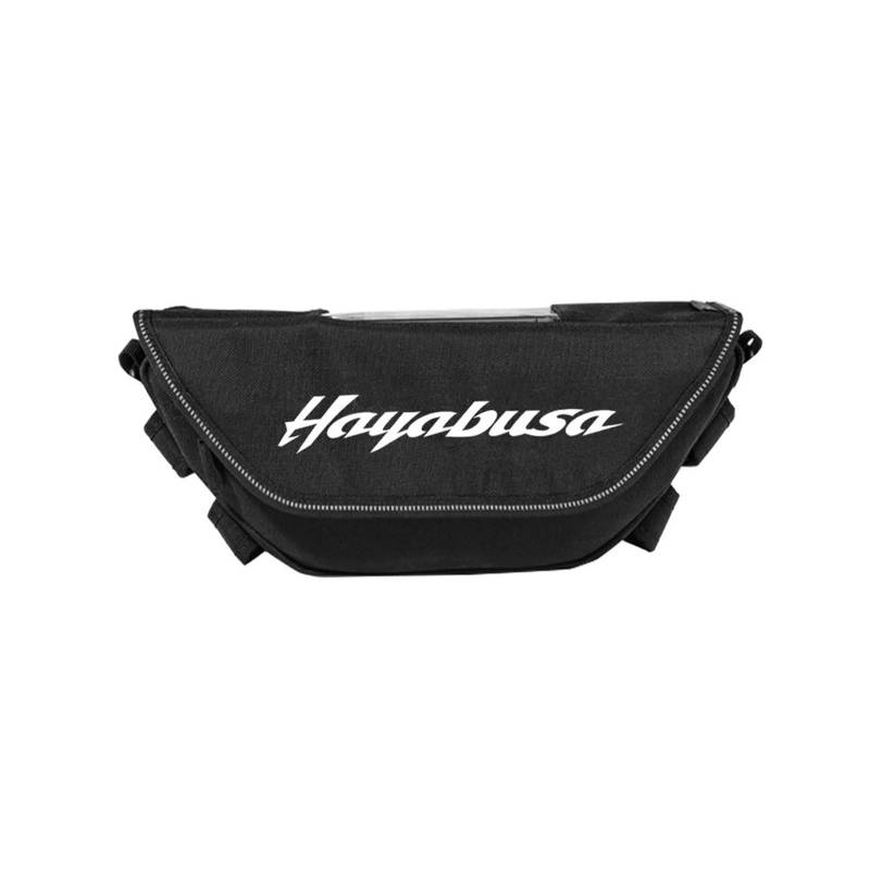 GOKLOA Motocycle Handlebar Bag, wasserdichte Motorrad Len Für HAYABU&SA GSX-R 1300 GSX-R 2007–2021 2022 2023 2024 wasserdichte Motorrad-Lenkertasche Mit Navigationssystem(UU-2) von GOKLOA