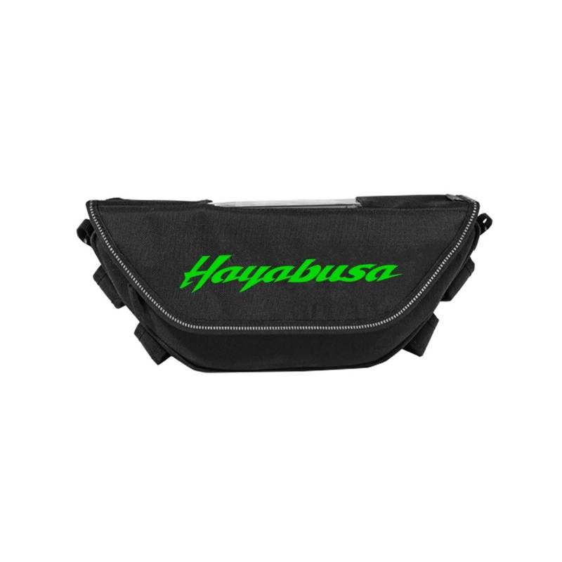 GOKLOA Motocycle Handlebar Bag, wasserdichte Motorrad Len Für HAYABU&SA GSX-R 1300 GSX-R 2007–2021 2022 2023 2024 wasserdichte Motorrad-Lenkertasche Mit Navigationssystem(UU-4) von GOKLOA