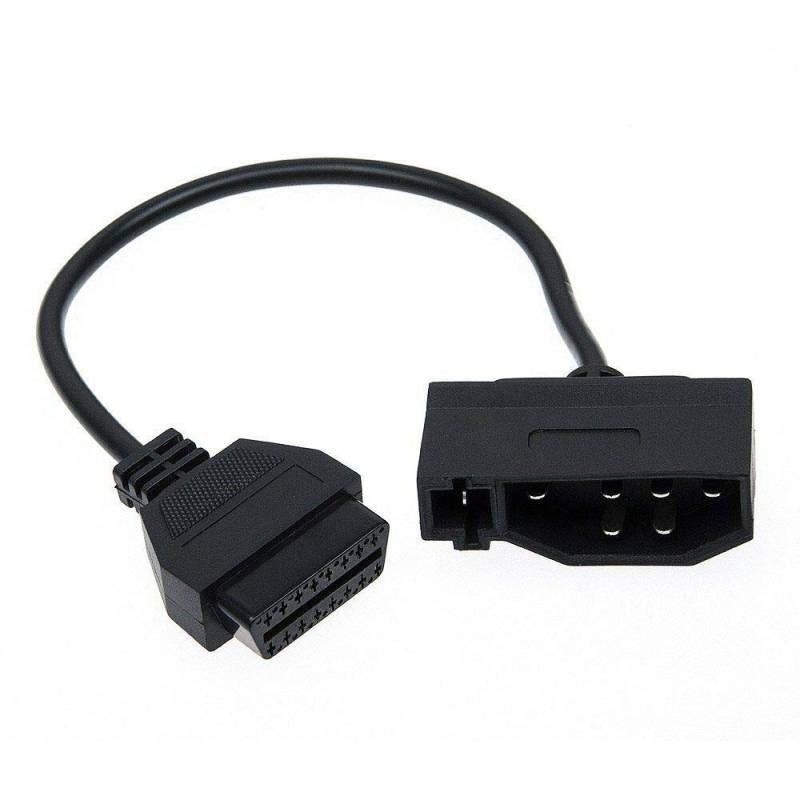 Goliton 7 Pin Male OBD1 to OBD2 OBDII 16 Pin Diagnostic Adapter Cable Compatible for Ford EFI von GOLITON