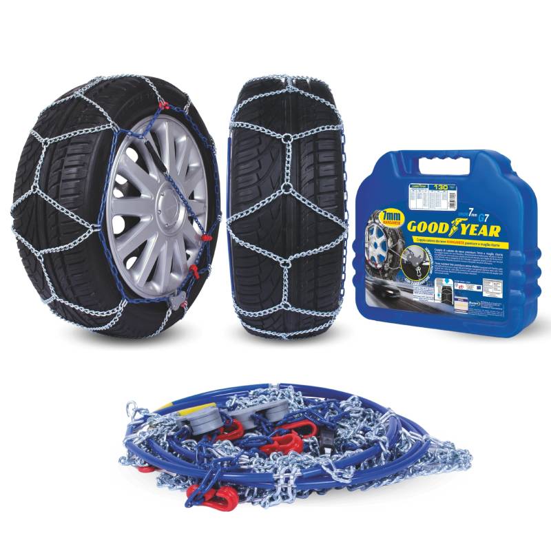 Goodyear 77958 Schneeketten 7 mm für auto, Größe 130 von Goodyear