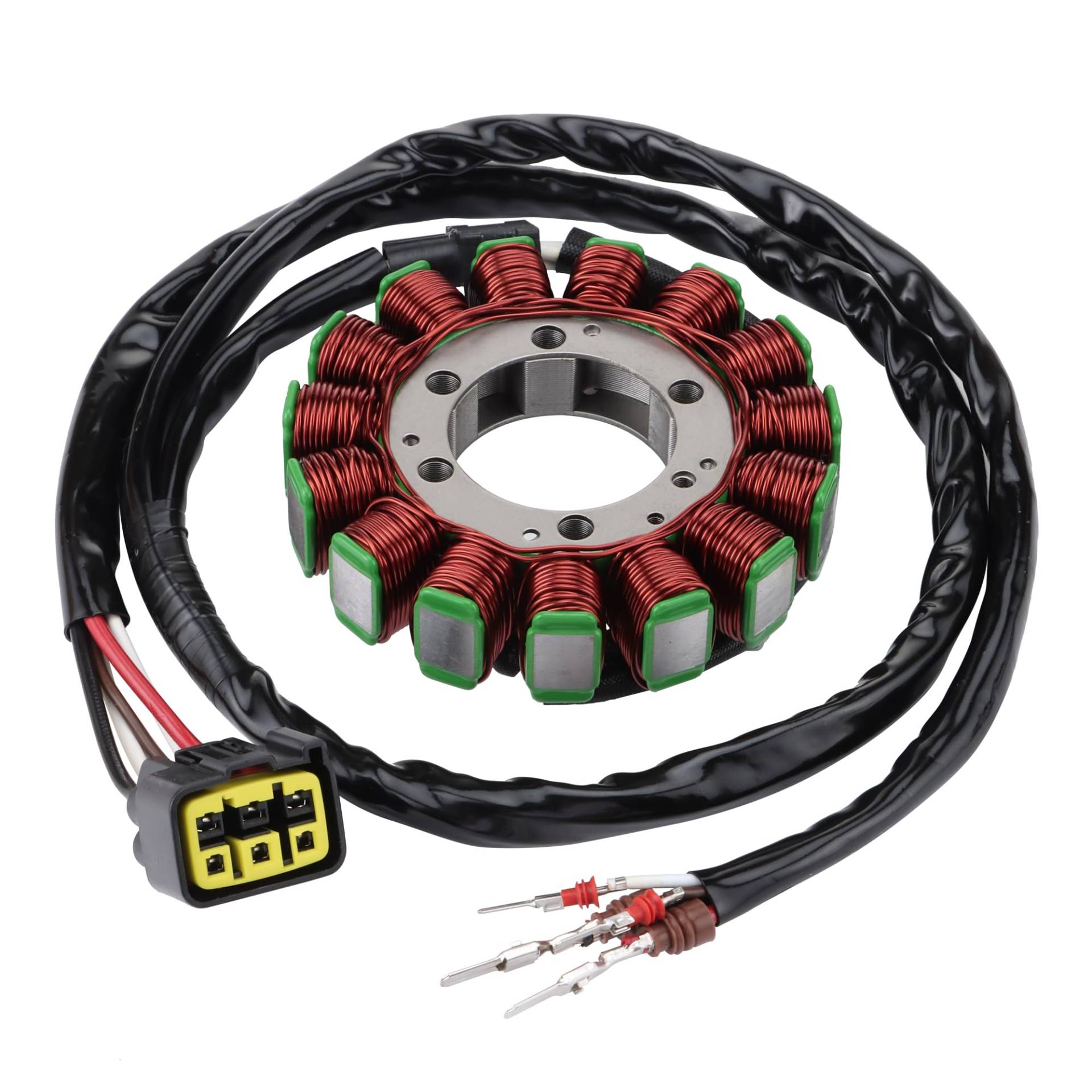 GOOFIT 15 Coil Motorrad Magneto Stator Coil Motor Zubehör Ersatz für Vn900 Vulcan 900 Classic von GOOFIT