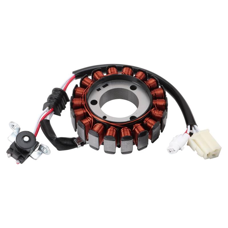 GOOFIT 15 Spule Motorrad Magneto Stator Spule Zündgenerator Motor Zubehör Ersatz für FZ16 von GOOFIT