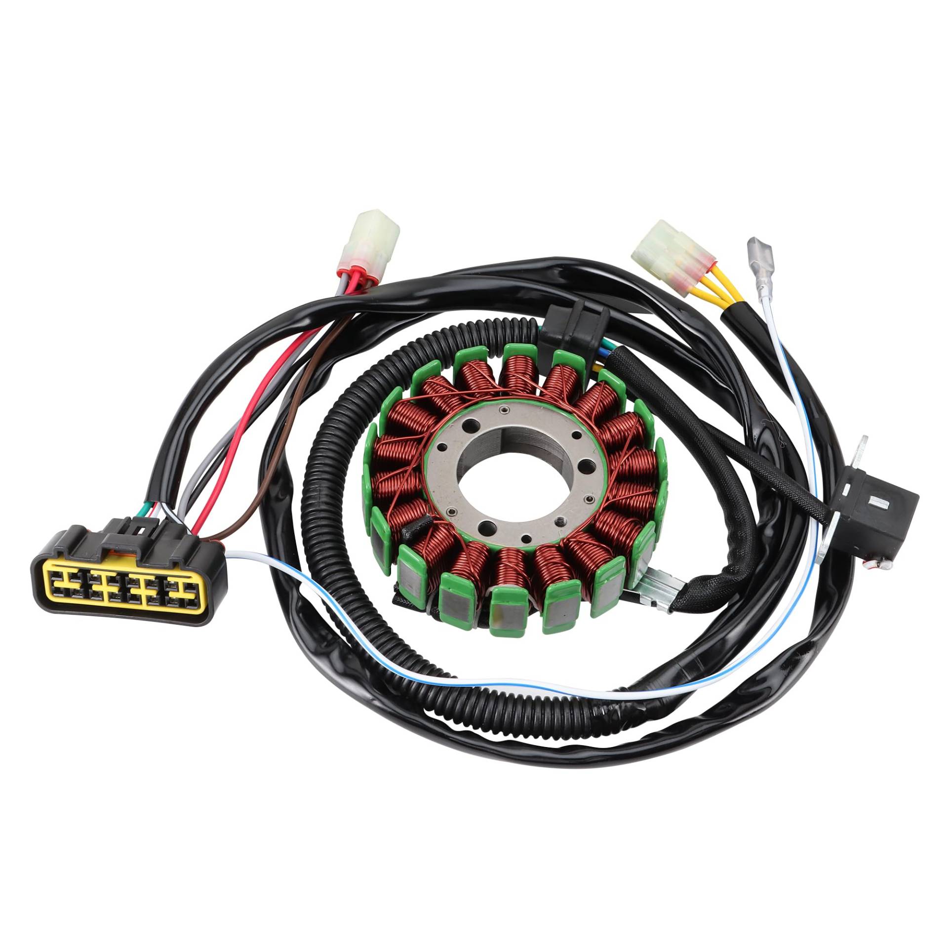 GOOFIT 18 Spule Motorrad Magneto Stator Spule Zündgenerator Motor Zubehör Ersatz für Polaris ATV Predator 500 2005-2007 von GOOFIT