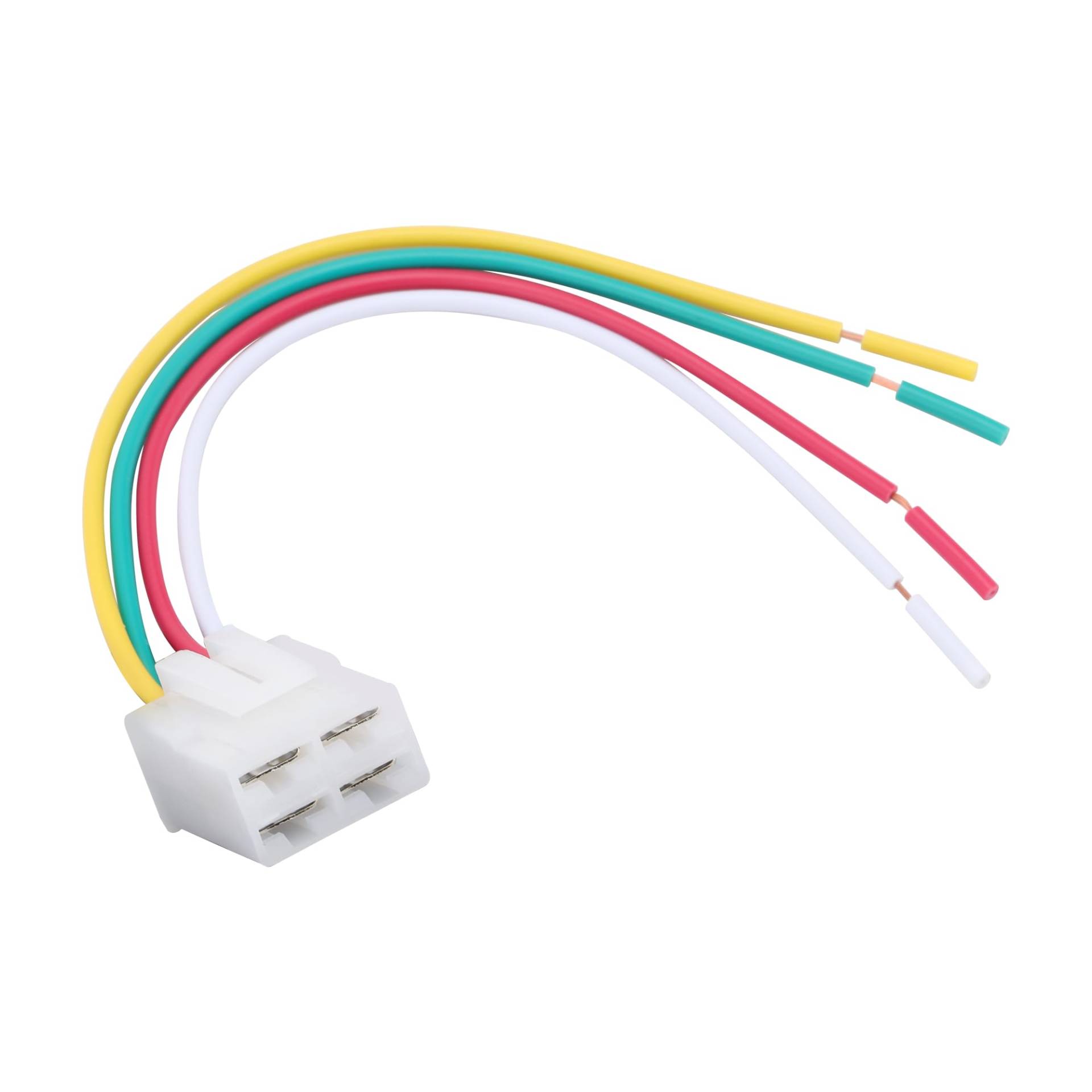 GOOFIT 4 Leitungen Steckverbinder Harness-Adapter-Kabel mit Clip Ersatz für 4-Pin-Spannungsregler von GOOFIT