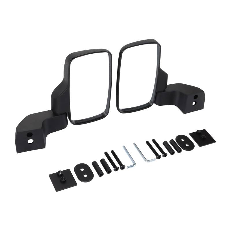 GOOFIT schwarz 1.75"-2" Offroad Rückspiegel Seitenspiegel Ersatz Für Polaris RZR Kwasaki Teryx Deere Gator Rhino YXZ RZR 2020 Motorrad Dune Buggy Strand Buggy ATV UTV Arctic Cat von GOOFIT