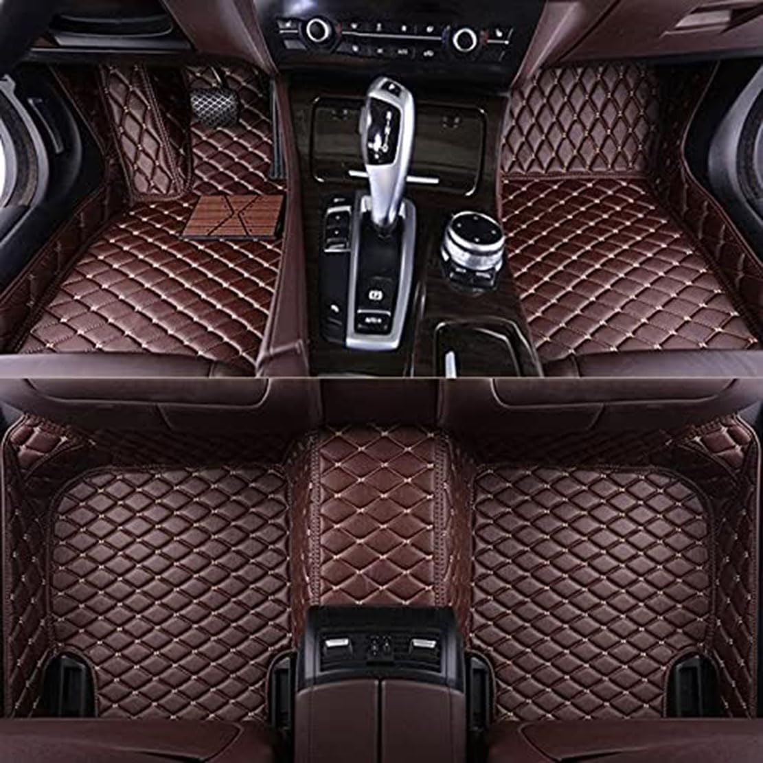 Autofußmatten Teppich,kompatibel mit Infiniti QX80 6seats 2013-2016, Autofußmatte,5-Coffee von GOPC