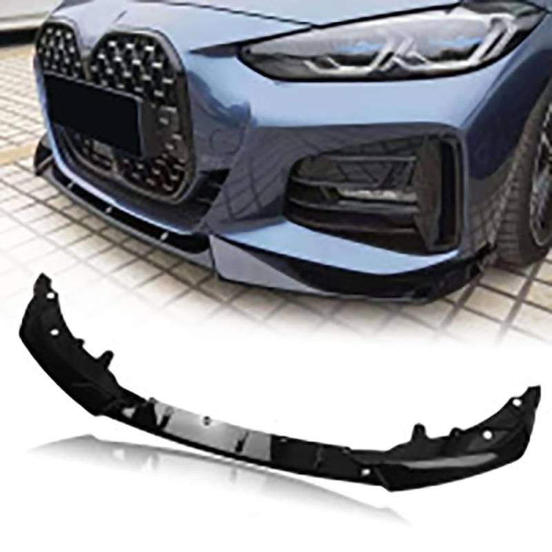 Frontstoßstange Spoiler,kompatibel mit BMW 4 Series G22 G23 430i 2021, Frontstoßstange Lippe Kinn Spoiler für Auto von GOPC