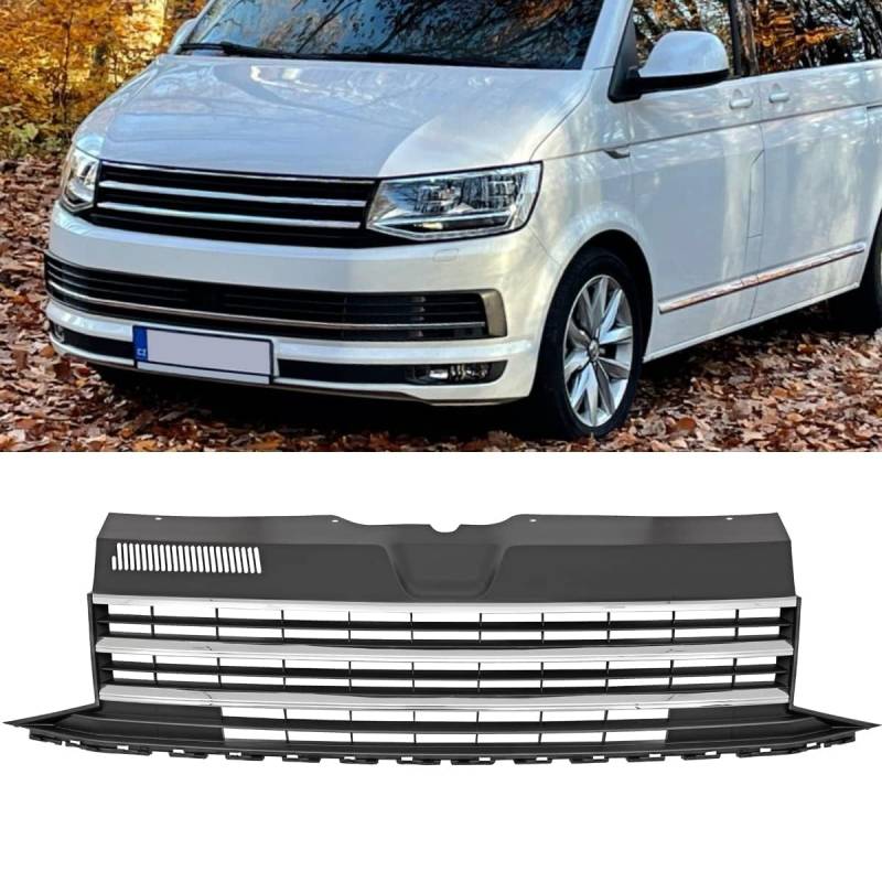 GOPC Auto-Frontgrill, kompatibel mit VW T6 2015-2019, Frontgrill Kühlergrill von GOPC