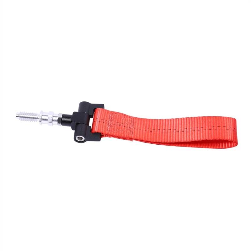 Racing Tow Strap Anhänger Haken Auto Abschleppen Haken Gürtel Seil Kompatibel Mit BMW E36 E90 E91 Europäischen Auto Drift Tuning Zubehör (Color : Red) von GOPEO