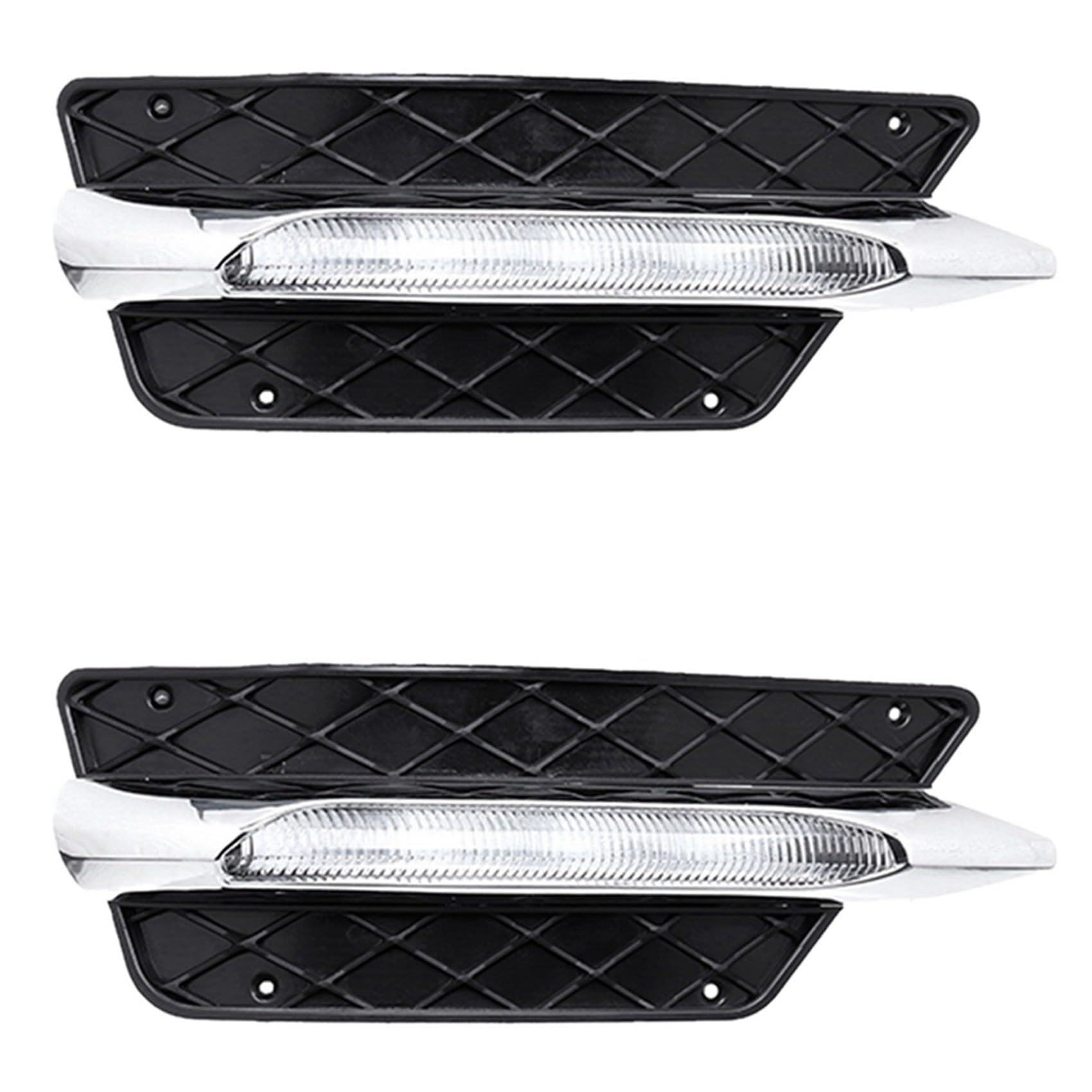 GOSIA 2 x DRL Kühlergrill für Stoßstange, Nebelscheinwerfer, LED, Tageslicht, Nebelscheinwerfer für W204 C-Klasse 2012-14 rechts von GOSIA