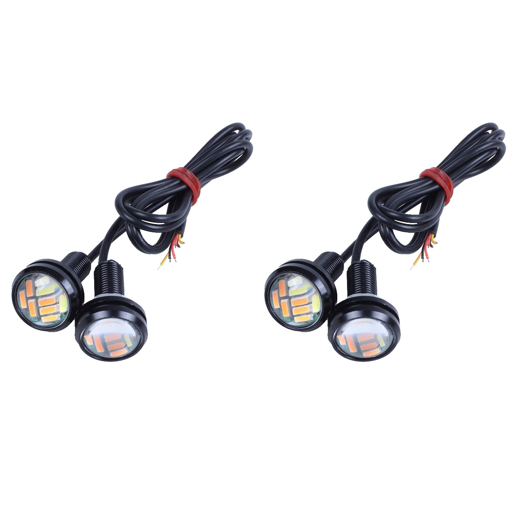 GOSIA 4 Farben 12 V 23 mm Dual Switchback 4014 12 LED Drl Eagle Eye Daytime Light von GOSIA