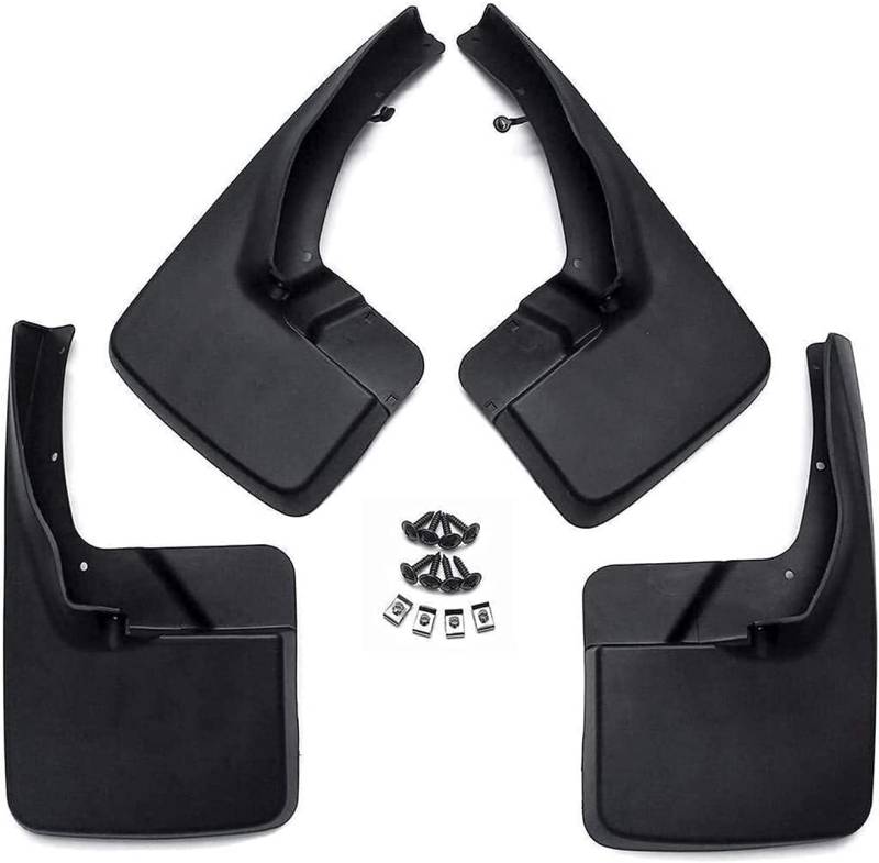 4 Stück Auto Mud Flaps für Dodge Ram 1500 2500 3500 2009-2016, Wasserdicht Mudguards Front Rear Splash Guard Spritzfest Schmutzfänger Protektoren Bausatz von GOSUNA