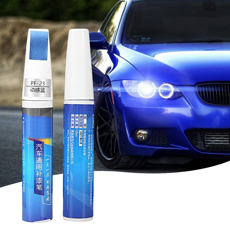 GOTOTOP Autolackstift 12ml Blau Autokratzer Reparaturmittel Kratzerreparaturstift Reparatur Lack Spezieller für Autos Kratzer, Dynamisches Blau von GOTOTOP