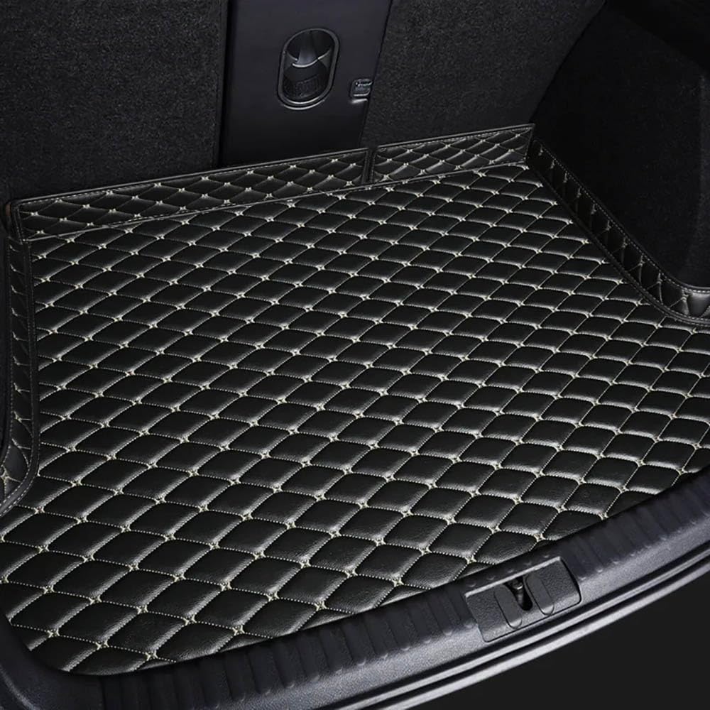 Auto Kofferraummatten für Audi A4 Limousine 2017-2021 Hohe Seite Wasserdicht Hinteren Kofferraum Cargo Liner Innen Zubehör,Black von GOYMFK
