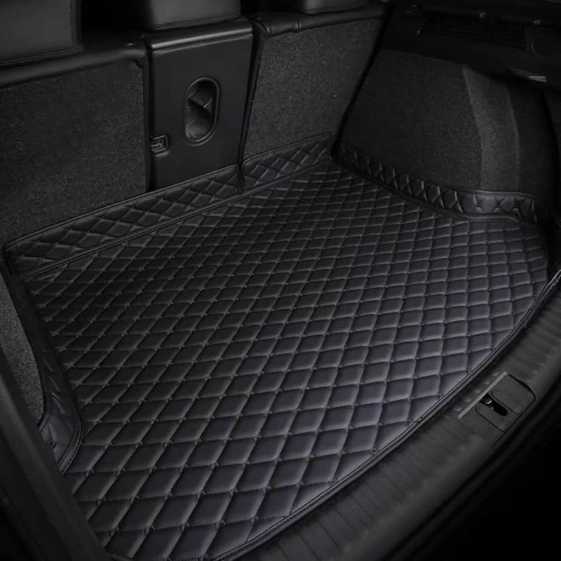 Auto Kofferraummatten für BMW M2 G87 2023 Hohe Seite Wasserdicht Hinteren Kofferraum Cargo Liner Innen Zubehör,Black+Beige von GOYMFK