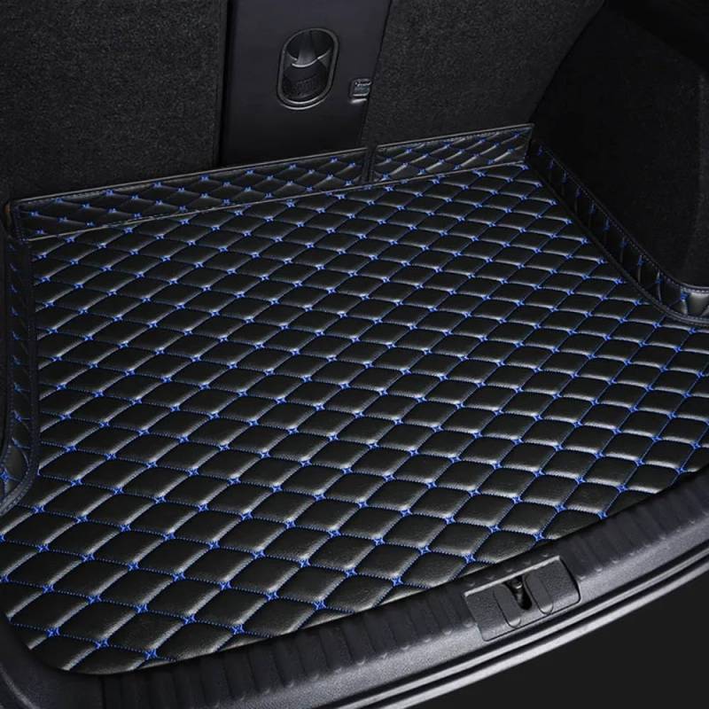 Auto Kofferraummatten für Honda Civic 2000 2001 2002 2003 2004 2005 Hohe Seite Wasserdicht Hinteren Kofferraum Cargo Liner Innen Zubehör,Black+Blue von GOYMFK